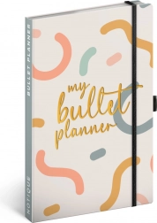 Heti, dátumozatlan My Bullet Planner határidőnapló 13 × 21 cm
