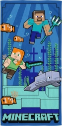 Gyorsan száradó gyerek törölköző Minecraft – víz alatti kaland