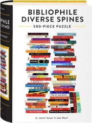Chronicle Books puzzle Bibliophile: Diverse Spines 500 darab