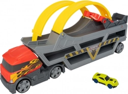 Teamsterz multifunkciós szállító jármű kisautóval és loopingtal