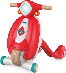 CLEMENTONI Baby Scooter Vespa járássegítő és futóbicikli – piros