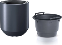 HEOS betéttel ellátott kaspó, antracit, 39 cm átmérő