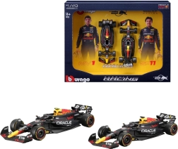 bburago 1:43 formula 1 dupla csomag red bull racing rb20 (2024) verstappen és pérez
