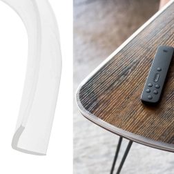 Átlátszó szilikon élvédő szalag bútorokra 1 m