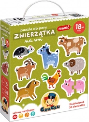 CzuCzu párosító puzzle – farmállatok (18+ hónap)