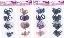 Hajkiegészítők – nagy vegyes csomag hajgumik és csatok