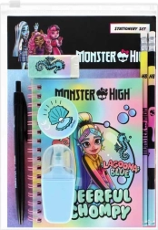 MONSTER HIGH iskolai készlet tolltartóval és füzettel