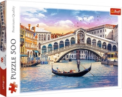 Puzzle 500 darabos Rialto híd Velence