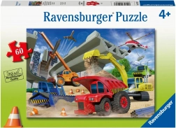Ravensburger puzzle Építőgépek 60 darab