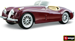 Bburago 1:24 Jaguar XK 120 Roadster (1951) Piros