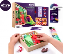 okto modellezés – kis világ keretben manó 21 × 21 cm