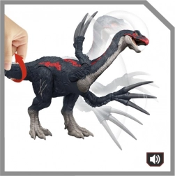 JURASSIC WORLD Therizinosaurus figura hangokkal és támadással