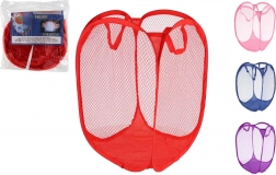 Összecsukható hálós játéktartó kosár 50 × 30 × 30 cm (több szín)