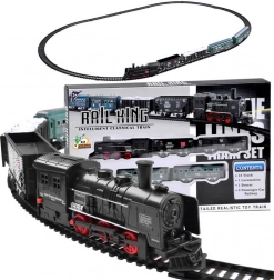 Elektromos vasút mozdonnyal és kocsikkal