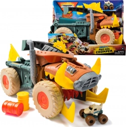 Monster Jam Mini Jams Megalodon Mad Hog Chomper készlet nagy és kis autóval 1:87