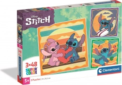 Clementoni puzzle Stitch: barátságos földönkívüli 3×48 darab