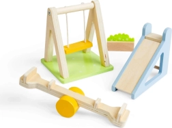 Bigjigs Toys fa kültéri játszótér babaházhoz