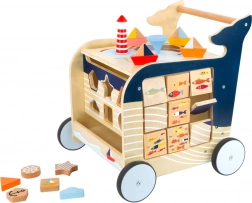 Fa bálna járóka tengerészeti játékokkal