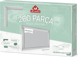 Puzzle keret 48x34 cm fehér