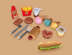 Színes uzsonnakészlet PLEJO gyerekeknek