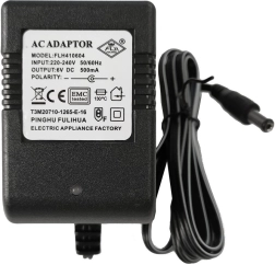 6 V / 500 mA töltő gyermek elektromos járművekhez és akkumulátoros játékokhoz