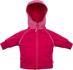 Rózsaszín softshell gyerek kabátka