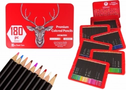 Kis Művész Készlet Fém Dobozban, 180 Db Akvarell