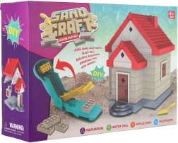 Homokmodellező házikó építőkészlet kiegészítőkkel