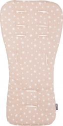 Puha babakocsi betét Chipolino Beige Stars