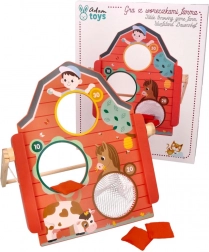 Parasztház játék babzsákokkal