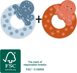 Small Foot fa betű O