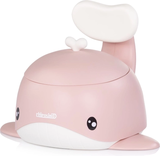 Chipolino gyermek bili háttámlával Whale Pink