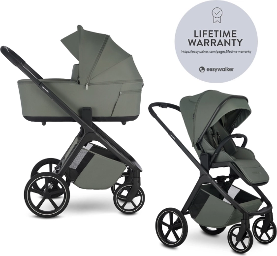 Easywalker Zoey Go mineral green kombinált babakocsi