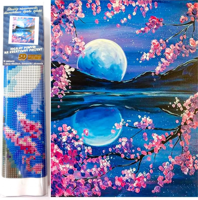 Norimpex gyémánt festés Felkelő hold 30x40 cm