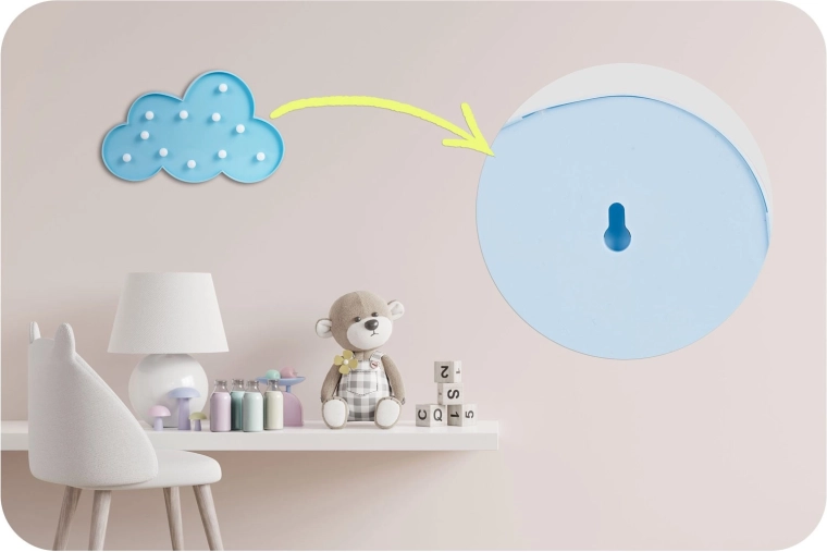 Egyszerű fali akasztás