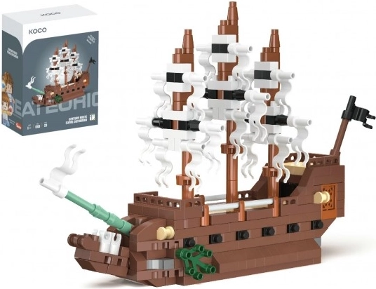 Építőkészlet Bolygó Hollandi hajó