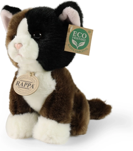 Rappa háromszínű plüssmacska, 18 cm, Eco-Friendly