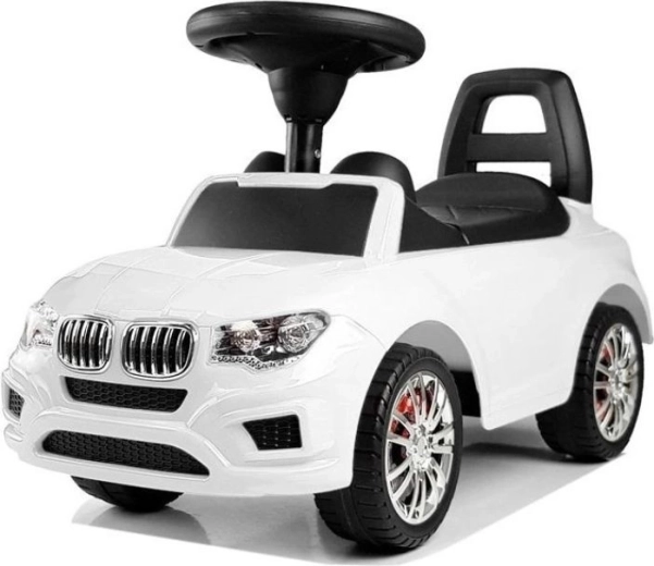 SuperCar gyermek lábbal hajtós autó hanggal – fehér