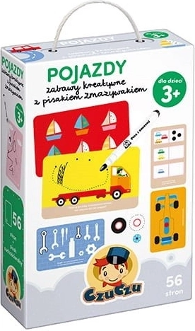 CzuCzu Járművek – kreatív szórakozás letörölhető filccel