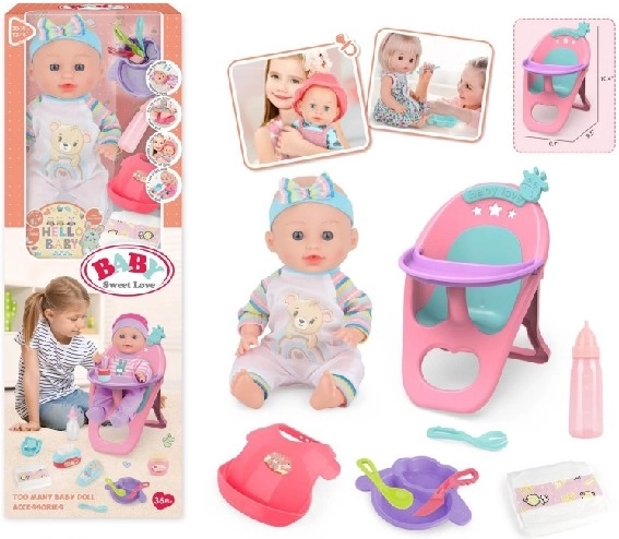 Baby Sweet Love babababa etető szettel