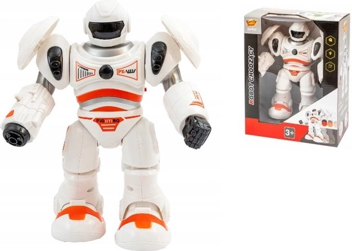 Interaktív járó robot SmilyPlay narancssárga
