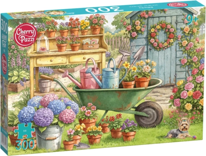 Cherry Pazzi puzzle – Virágzó kert, 300 darabos