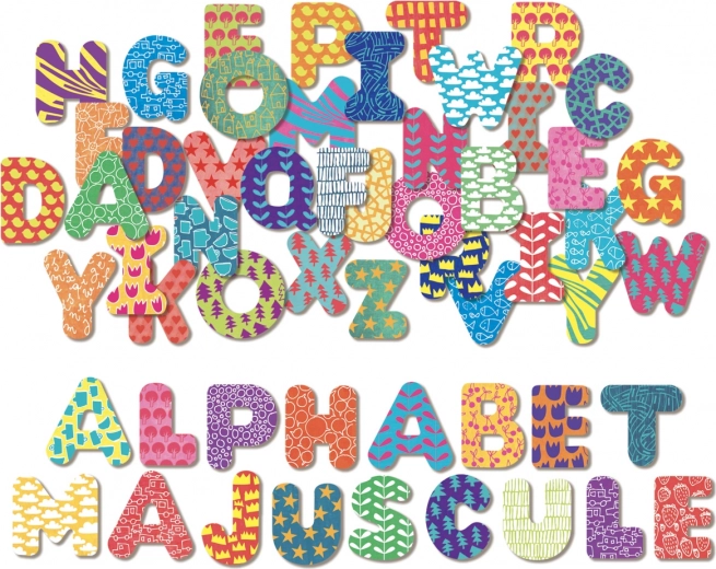 Vilac fa mágnesek nagy ábécé