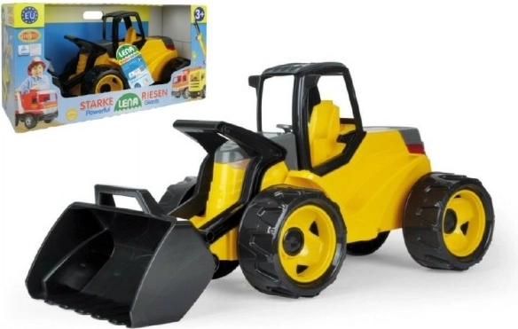 Műanyag sárga-fekete Giga Trucks rakodógép 75 cm