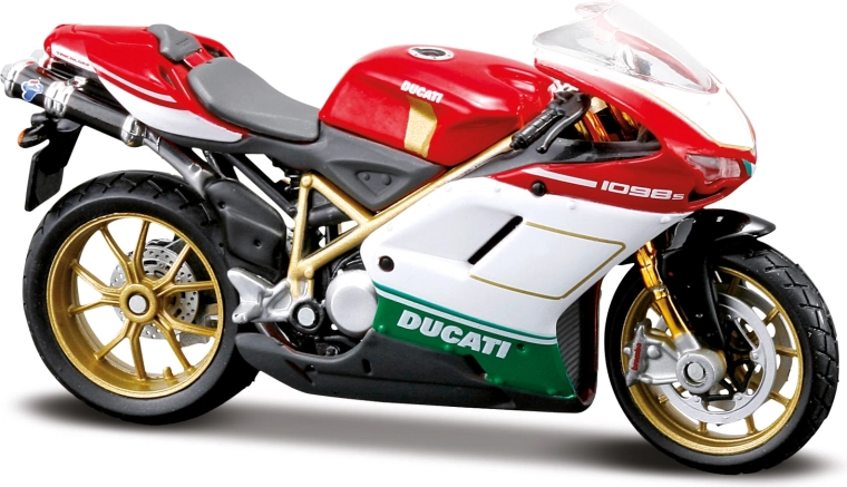 Maisto Ducati 1098 S Tricolore motorkerékpár 1:18