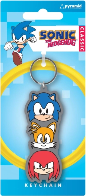 Sonic kulcstartó – gumiból, hivatalosan licencelt