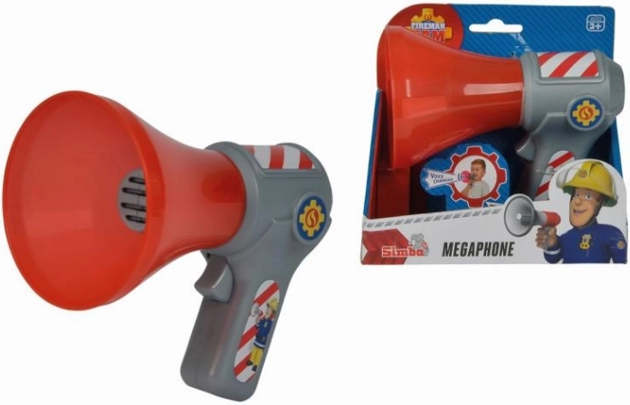 Megafon Tűzman Sam hangváltoztatással 16 cm