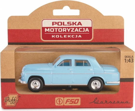 Model Autó Warszawa 223 Kék