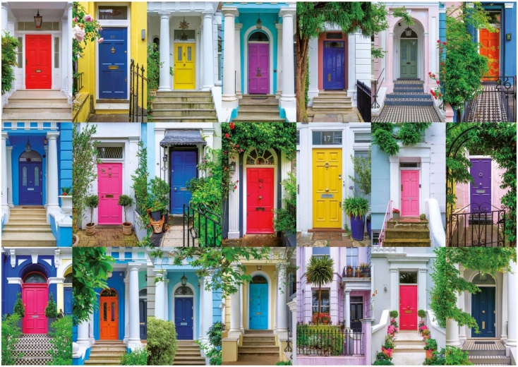 Educa puzzle Notting Hill ajtói 1000 darab