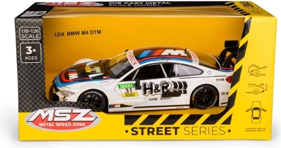BMW M4 DTM gyűjthető modell 1:24, fehér